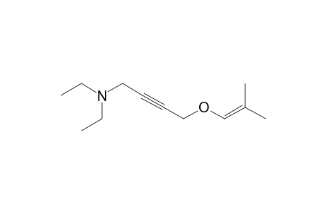 Diethyl-[4-(2-methylprop-1-enoxy)but-2-ynyl]amine