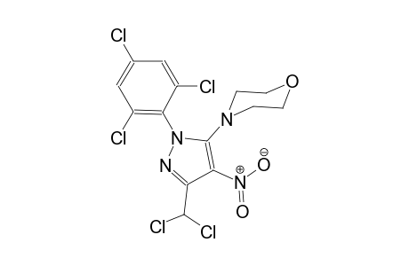 4-[3-(dichloromethyl)-4-nitro-1-(2,4,6-trichlorophenyl)-1H-pyrazol-5-yl]morpholine
