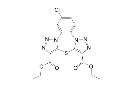 2-Chloro-8,10-bis(ethoxycarbonyl)di[1,2,3]triazolo[1,5-a:5',1'-d][3,1,5]benzothiadiazepine