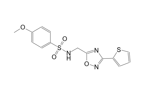 benzenesulfonamide, 4-methoxy-N-[[3-(2-thienyl)-1,2,4-oxadiazol-5-yl]methyl]-