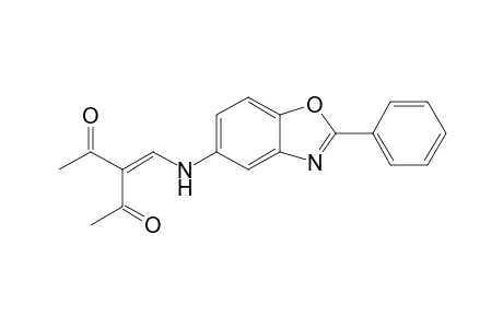 5-[(2',2'-Diacetylethenyl)amino]-2-phenylbenzoxazole