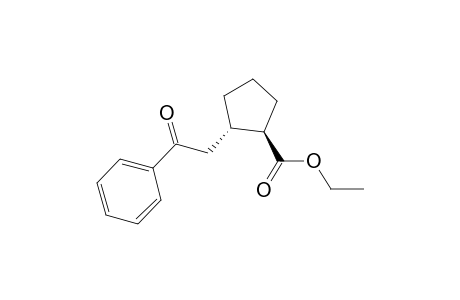 (1R,2S)-2-phenacyl-1-cyclopentanecarboxylic acid ethyl ester