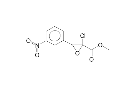 2-CHLORO-2,3-EPOXY-3-META-NITROPHENYLPROPANOIC ACID, METHYL ESTER