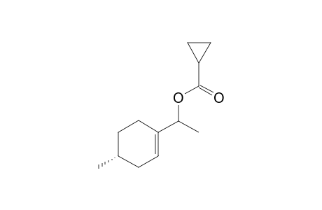 1-((R)-4-methylcyclohex-1-en-1-yl)ethyl cyclopropanecarboxylate