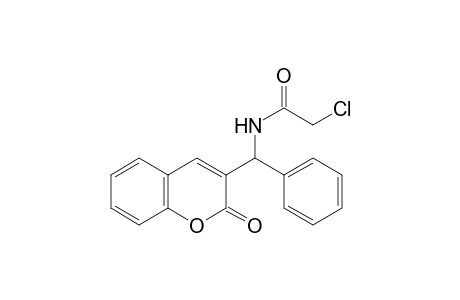 3-(alpha-(2-chloroacetamido)benzyl]coumarin