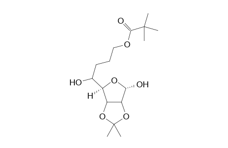 6,7-Dideoxy-8-O-(2',2'-dimethylpropanoyl)-2,3-O-(1"-methylethylidene)-.alpha.-D-mano-octofuranose