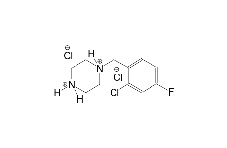 1-(2-chloro-4-fluorobenzyl)piperazinediium dichloride