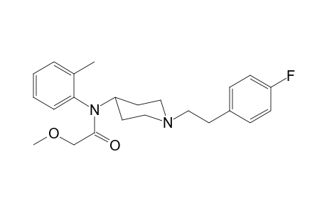 N-(1-[2-(4-Fluorophenyl)ethyl]piperidin-4-yl)-2-methoxy-N-2-methylphenylacetamide