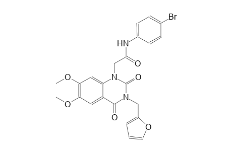 N-(4-bromophenyl)-2-(3-(2-furylmethyl)-6,7-dimethoxy-2,4-dioxo-3,4-dihydro-1(2H)-quinazolinyl)acetamide