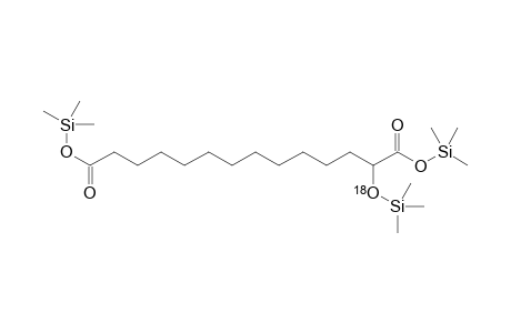 bis(trimethylsilyl) 2-(^18O)trimethylsilyloxytetradecanedioate