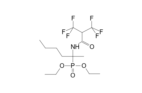 O,O-DIETHYL-2-(N-ALPHA-HYDROHEXAFLUOROISOBUTYRYLAMINO)HEX-2-YLPHOSPHONATE