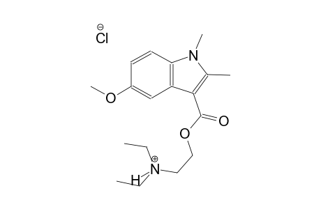 N,N-diethyl-2-{[(5-methoxy-1,2-dimethyl-1H-indol-3-yl)carbonyl]oxy}ethanaminium chloride