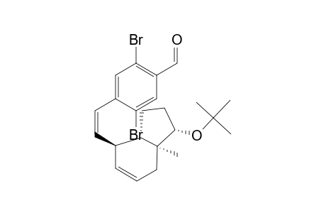 (-)-2,5-Dibromo-4-[(Z)-2-[(1S,3aS,4S,7aS)-1-tert-butoxy-7a-methyl-2,3,3a,4,7,7a-hexahydro-1H-inden-4-yl]vinyl}benzaldehyde