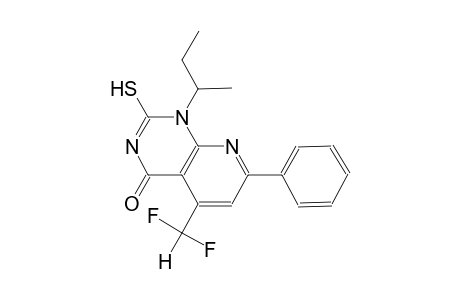pyrido[2,3-d]pyrimidin-4(1H)-one, 5-(difluoromethyl)-2-mercapto-1-(1-methylpropyl)-7-phenyl-