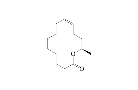 (9Z,13R)-9-tetradecene-13-olide