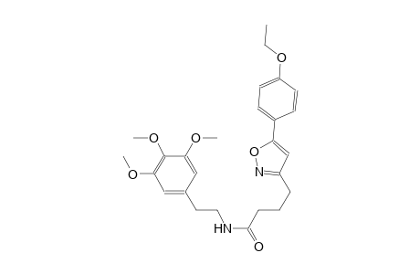3-isoxazolebutanamide, 5-(4-ethoxyphenyl)-N-[2-(3,4,5-trimethoxyphenyl)ethyl]-