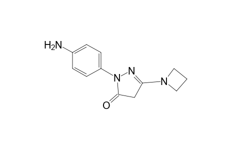 3H-pyrazol-3-one, 2-(4-aminophenyl)-5-(1-azetidinyl)-2,4-dihydro-