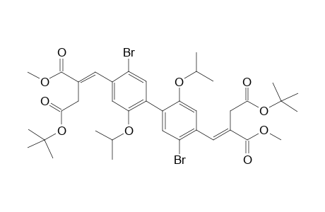 Di-tert-Butyl (E,E)-4,4'-Bis[(2'-bromo-5'-isopropoxyphenyl)-1-yl-3-methoxycarbonylbut-3-enoate]