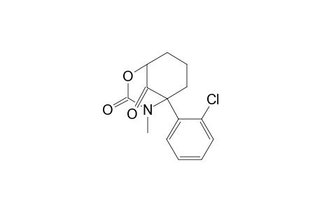 5-(o-Chlorophenyl)-4-methyl-2-oxa-4-azabicyclo[3.3.1]nonane-3,9-dione