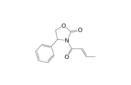 3-[(E)-1-oxobut-2-enyl]-4-phenyl-2-oxazolidinone