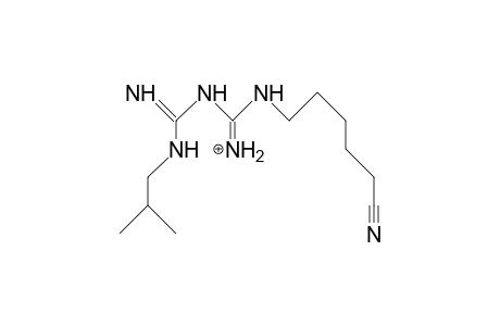 N-Isobutyl-N''-(5-cyano-pentyl)-biguanidine cation