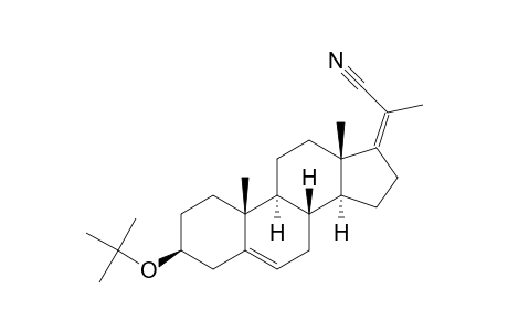 Pregna-5,17(20)-diene-20-carbonitrile, 3-(1,1-dimethylethoxy)-, (3.beta.)-