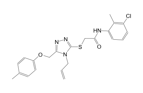 2-({4-allyl-5-[(4-methylphenoxy)methyl]-4H-1,2,4-triazol-3-yl}sulfanyl)-N-(3-chloro-2-methylphenyl)acetamide