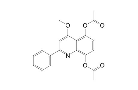 5,8-DIACETOXY-4-METHOXY-2-PHENYLQUINOLINE