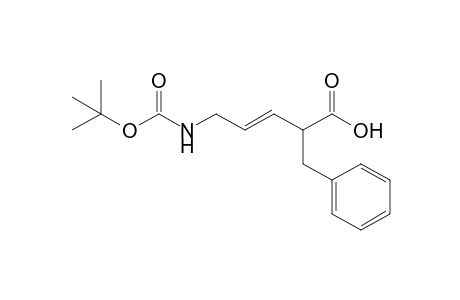 (E)-2-benzyl-5-(tert-butoxycarbonylamino)pent-3-enoic acid