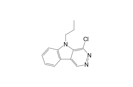 4-Chloro-5-propyl-5H-pyridazino[4,5-b]indole