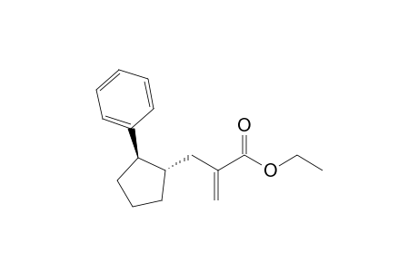 trans-Ethyl-2-[2'-phenylcyclopentylmethyl]acrylate
