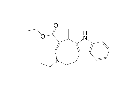 (4E)-3-ethyl-6-methyl-1,2,6,7-tetrahydroazocino[5,4-b]indole-5-carboxylic acid ethyl ester