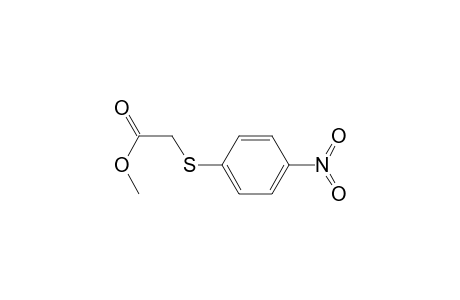 2-[(4-nitrophenyl)thio]acetic acid methyl ester