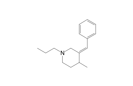 4-Methyl-3[(Z)-phenylmethylene]-1-propylpiperidine