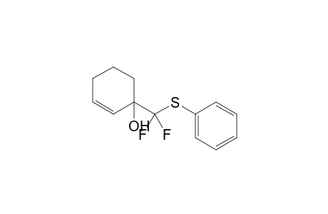 1-(Difluoro(phenylsulfanyl)methyl)cyclohex-2-enol