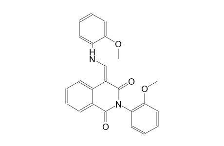 1,3(2H,4H)-isoquinolinedione, 2-(2-methoxyphenyl)-4-[[(2-methoxyphenyl)amino]methylene]-, (4E)-