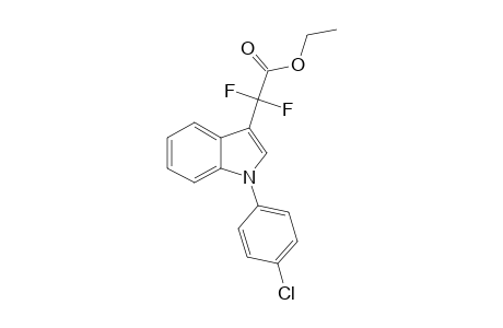 ETHYL-1-(4-CHLOROBENZOYL)-ALPHA,ALPHA-DIFLUORO-3-INDOLE-ACETATE