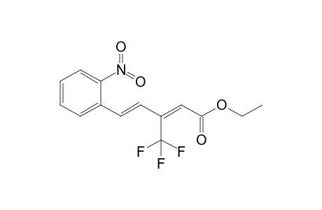 Ethyl 3-(trifluoromethyl)-5-(2'-nitrophenyl)penta-2,4-dienoate