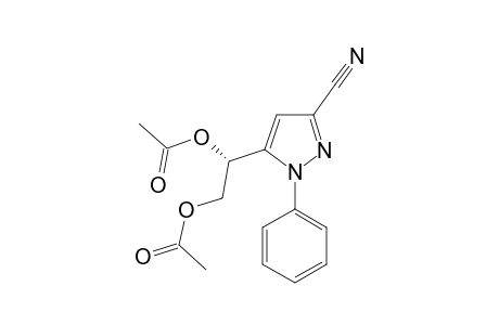 5-[(1S)-1,2-DIACETOXYETHYL]-3-CYANO-1-PHENYL-PYRAZOLE