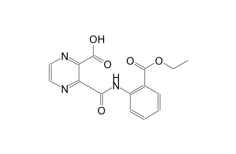 2-pyrazinecarboxylic acid, 3-[[[2-(ethoxycarbonyl)phenyl]amino]carbonyl]-