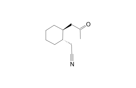 (1S,2S)-2-[2-(2-Oxopropyl)cyclohexyl]ethanenitrile