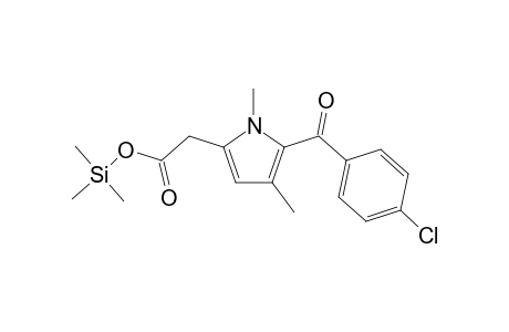2-[5-(4-chlorobenzoyl)-1,4-dimethyl-pyrrol-2-yl]acetic acid trimethylsilyl ester