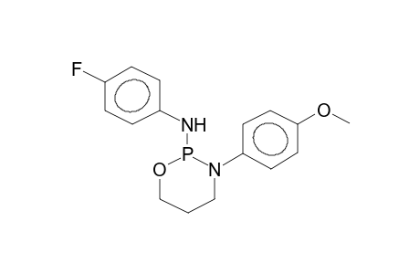 3-(4-METHOXYLPHENYL)-2-(PARA-FLUOROPHENYLAMINO)-1,3,2-OXAZAPHOSPHORINANE