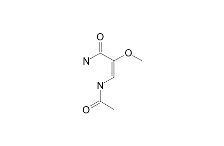 (E)-3-acetamido-2-methoxy-acrylamide