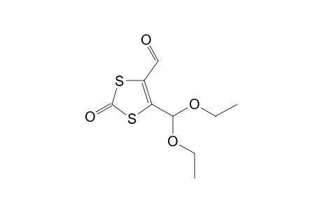 5-(diethoxymethyl)-2-keto-1,3-dithiole-4-carbaldehyde