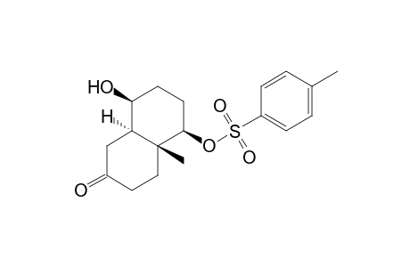 (4a.alpha.,5.alpha.,8.alpha.,8a.beta.)-octahydro-5,8-dihydroxy-4a-methyl-2(1H)-naphthalenone 5-(4-methylbenzenesulfonate)