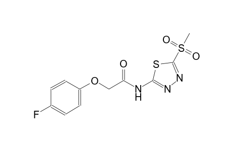 acetamide, 2-(4-fluorophenoxy)-N-[5-(methylsulfonyl)-1,3,4-thiadiazol-2-yl]-