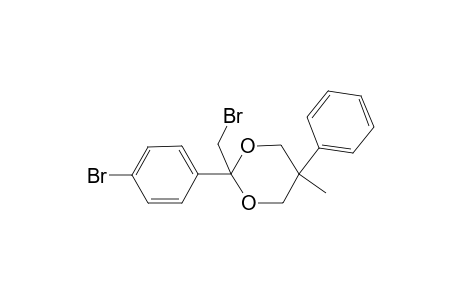 2-(bromomethyl)-2-(4-bromophenyl)-5-methyl-5-phenyl-1,3-dioxane