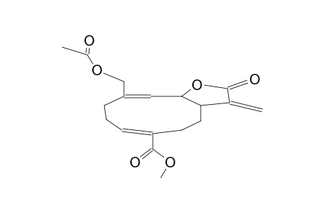 METHYL-15-ACETOXY-GERMACRA-1(10)E,4Z,11(13)-TRIEN-6alpha,12-OLIDE-14-OICACID