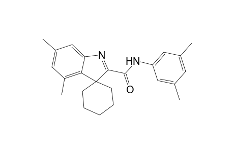 4,6-Dimethyl-3,3-pentamethylen-3H-indol-carboxylic acid-2-[3,5-dimethyl-anilide]